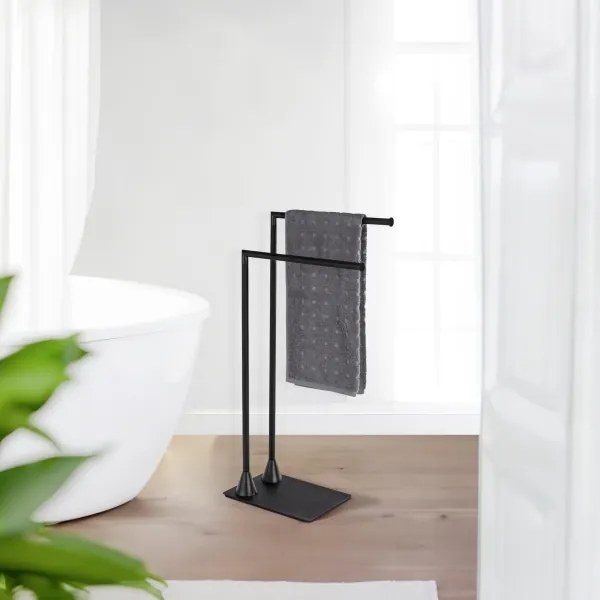 WENKO 23711100 - HELLA törölközőtartó 41x79 cm fekete