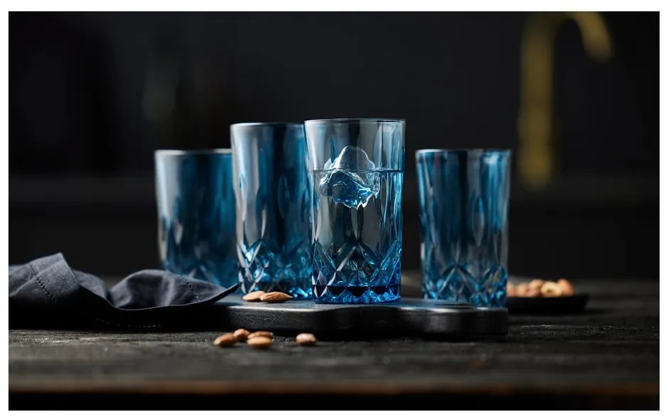 Pohár szett 4 db-os 380 ml Highball Sorrento – Lyngby Glas