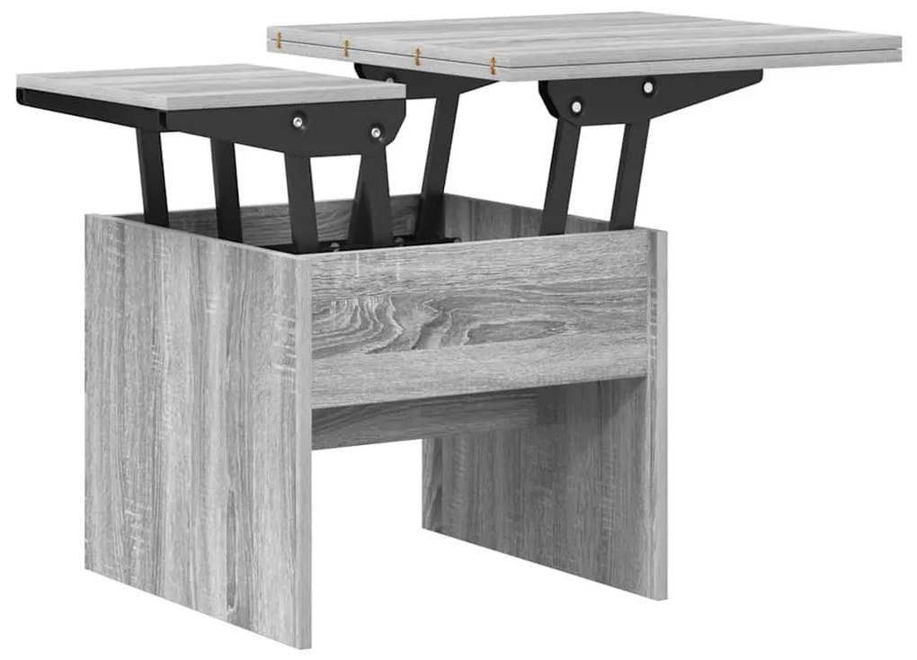 vidaXL Dohányzóasztal Szürke Sonoma 55 x 54,5 x 45 cm Faanyag