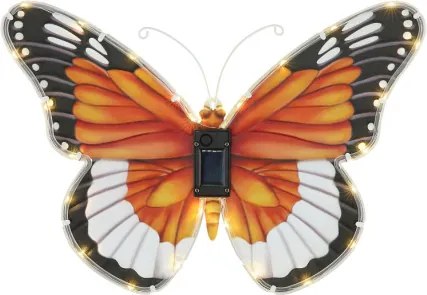 Globo 36542 Solar lámpa, műanyag több színű/matt fekete/átlátszó, ki/be kapcsoló, AAA 200mAh 1.2V elemmel, IP44, SzxM: 350x245mm, Mélység: 25mm, tartozék: 26x 0.06W 3V LED, 3000K