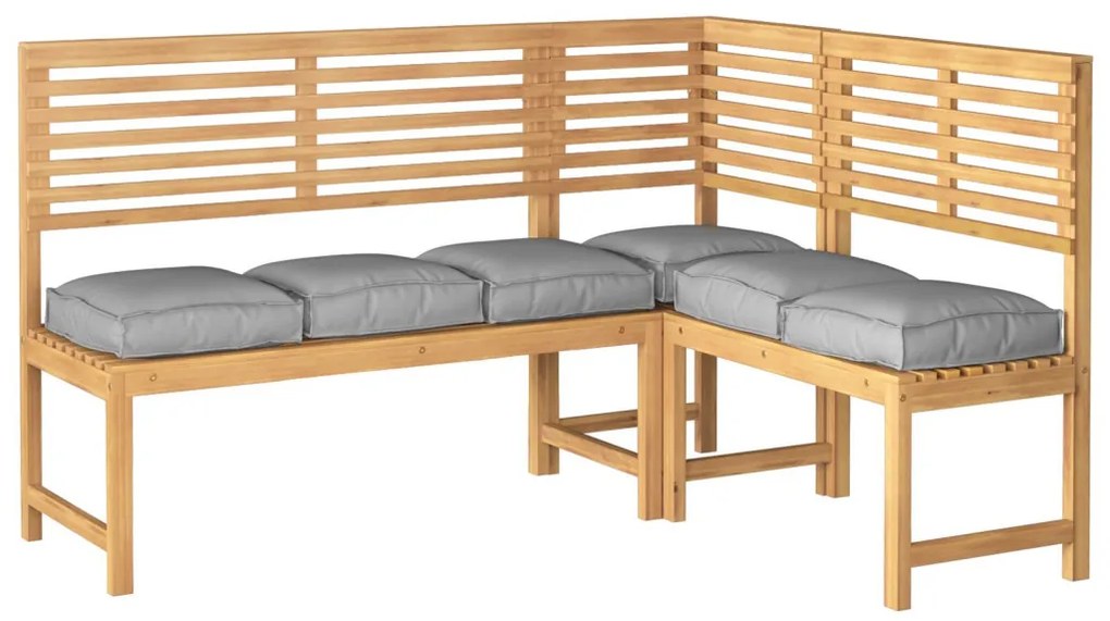 Pallet párnák ülésekhez 6 db Szürke 40x40x8 cm Oxford szövet