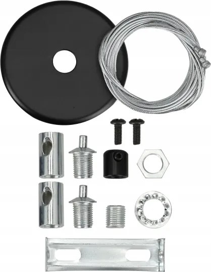 LED függeszték kábellel LED/44W/230V 6000K 120 cm fekete