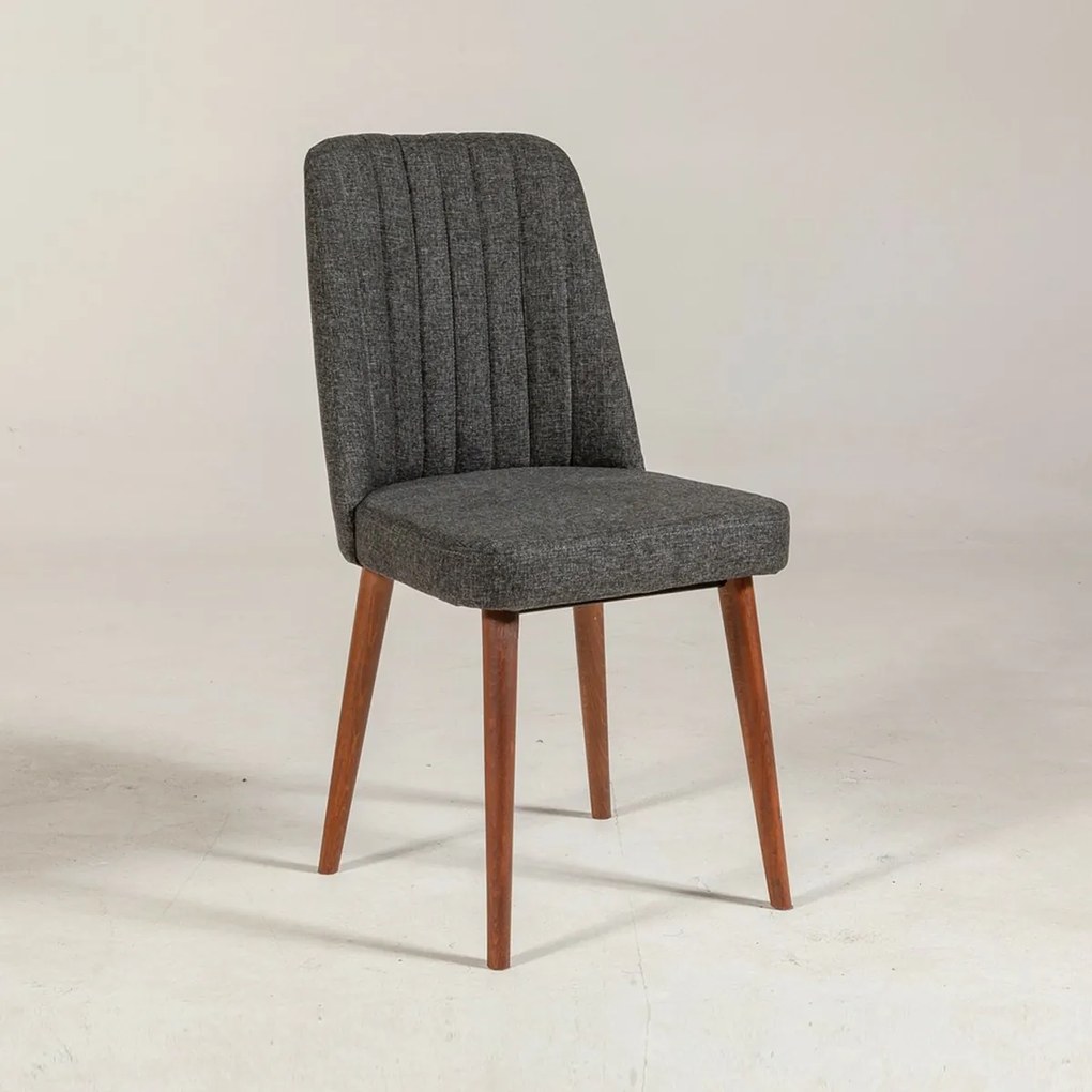 Vina étkezőszék Anthracite és Walnut