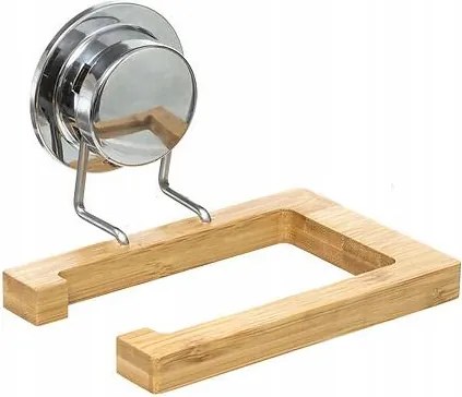 Venterra WC-papír tartó fém/bambusz