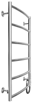 Létras fűtött törölközőtartó CLASSIC 100W/230V 81x53cm rozsdamentes/fényezett króm jobb