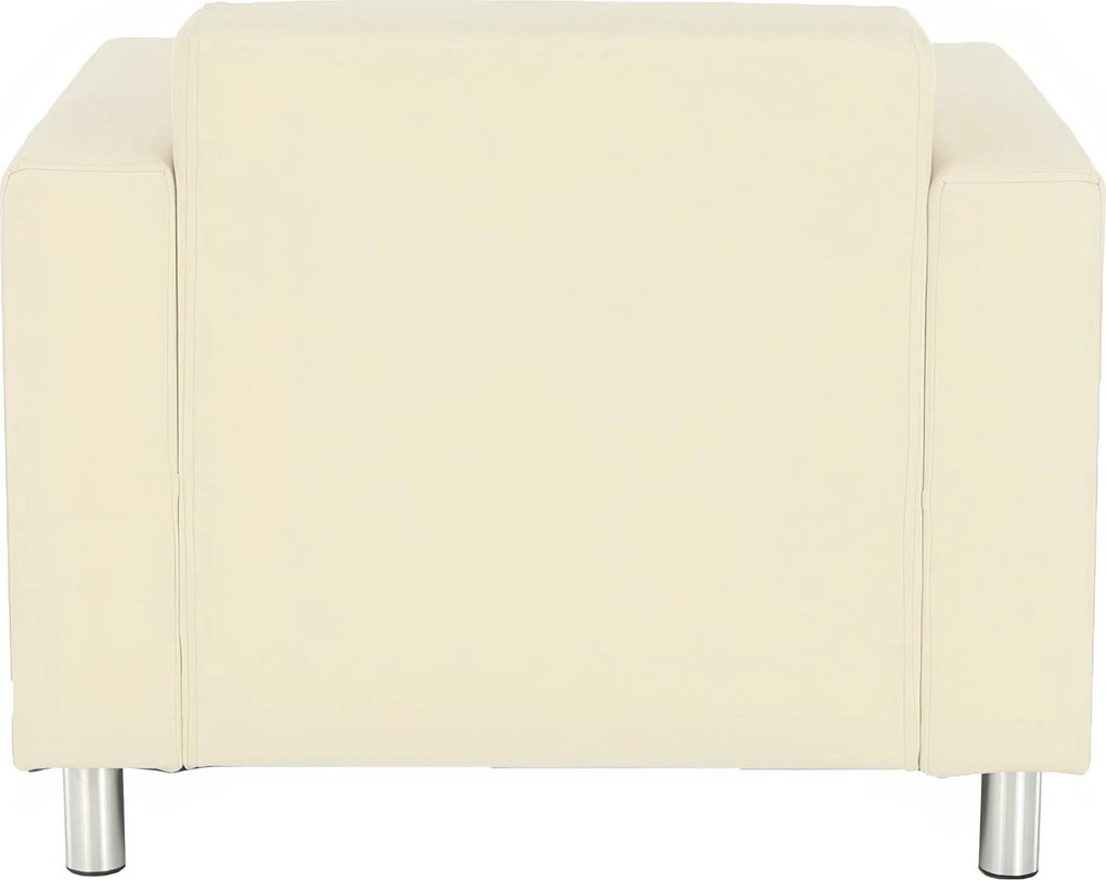 Fotel, textilbőr bézs, HOMKER