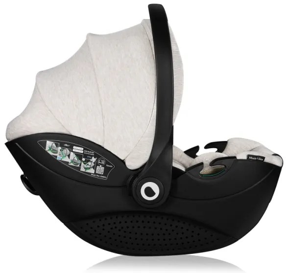 Lionelo - MOXIE i-Size gyerekülés 40–87 cm, homokszínű