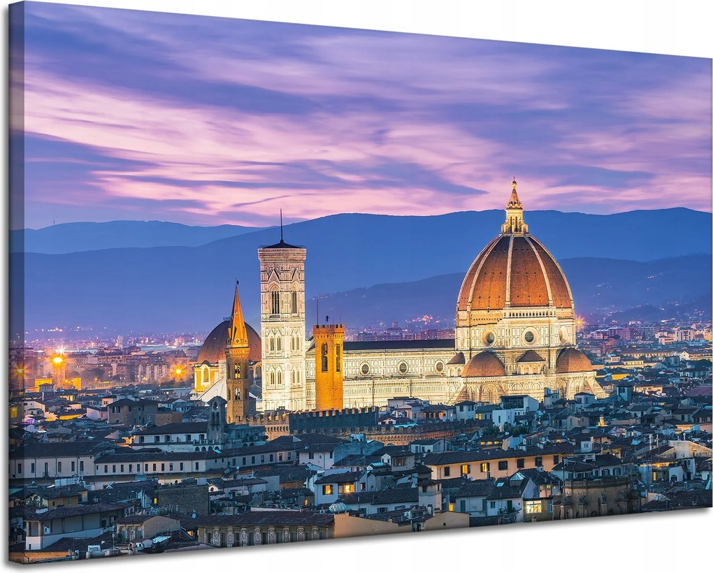 Vászonkép Építészet Firenze Éjszaka 120X80