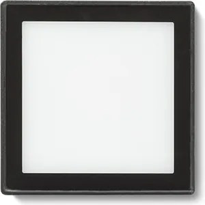 RENDL DEJAVU SQ 9 süllyesztett lámpa fekete 230V LED 3.5W IP65 3000K