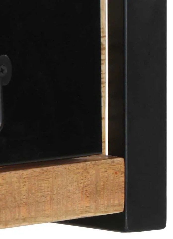TV szekrény 100x30x25 cm tömör durva fa Mango