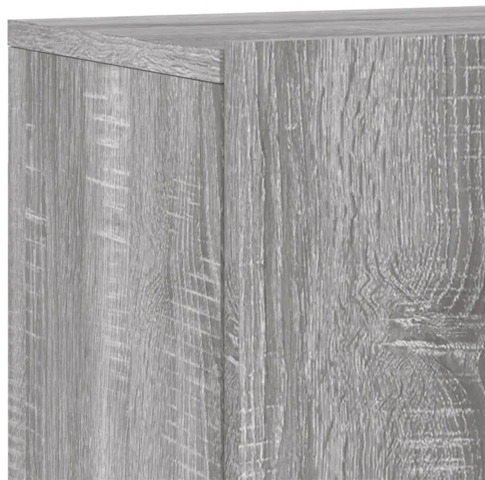 2 db szürke sonoma színű fali TV-szekrény 60 x 30 x 41cm