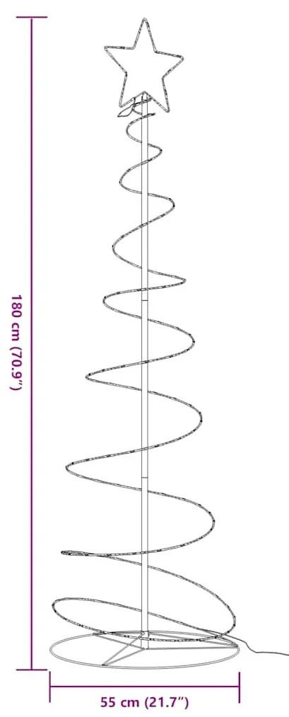 meleg fehér LED karácsonyfa 120 LED 180 cm