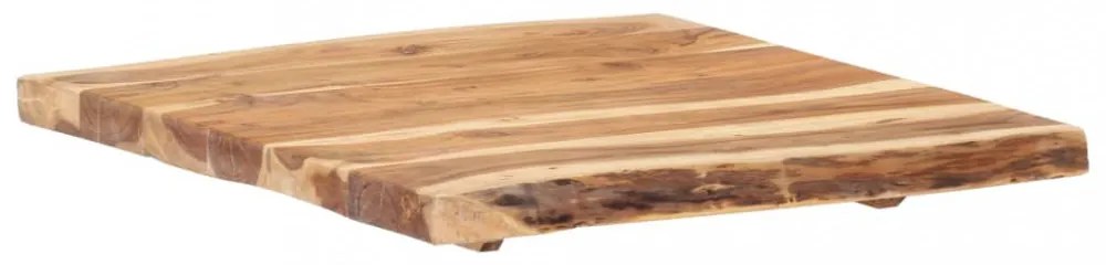 tömör akácfa asztallap 58 x (50-60) x 3,8 cm