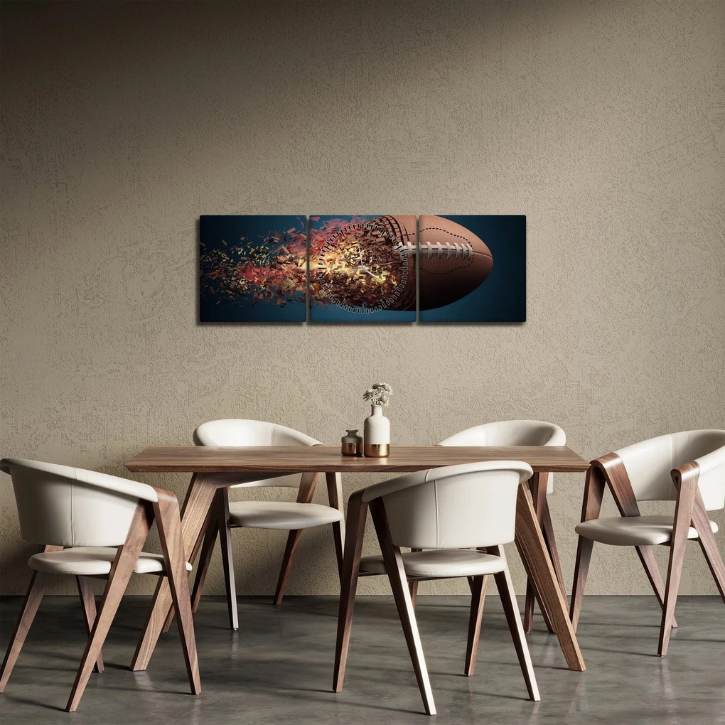 Kép - Rögbi labda akcióban (órával) (90x30 cm)