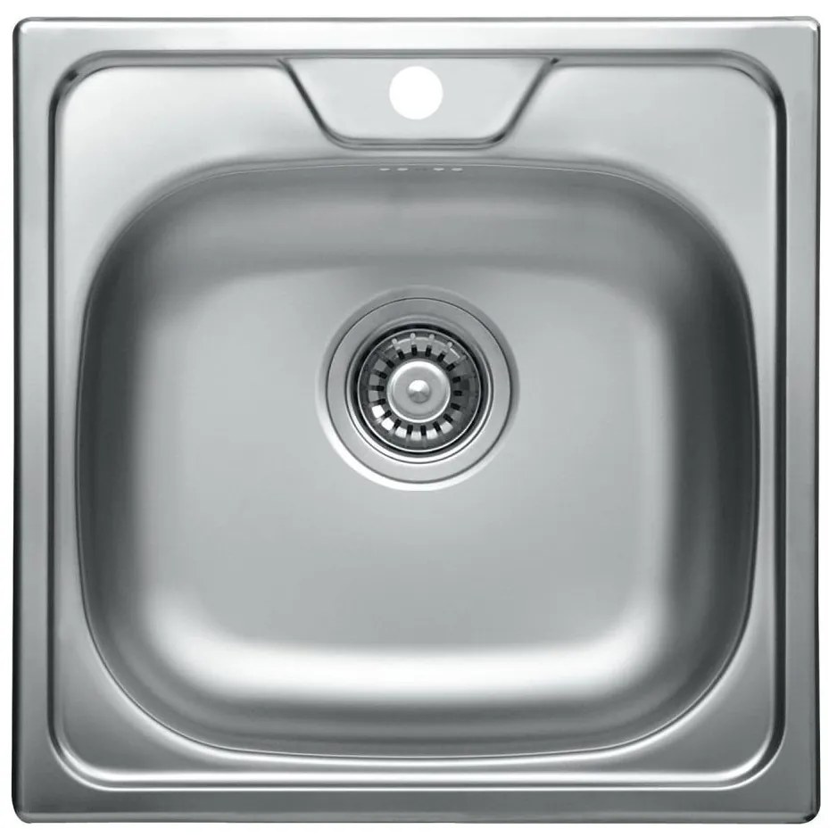 ALVEUS 1074634 - Mosogató ALLUX 48x48 cm matt acél/szatén