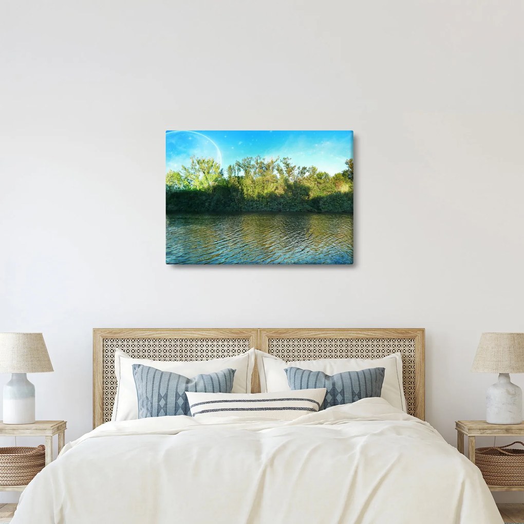 Kép - tó (70x50 cm)