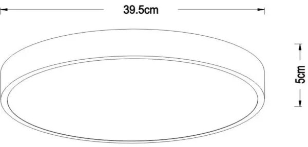 Lucide 79185/40/02 - LED Dimmelhető mennyezeti lámpa UNAR LED/24W/230V átm. 39,5 arany