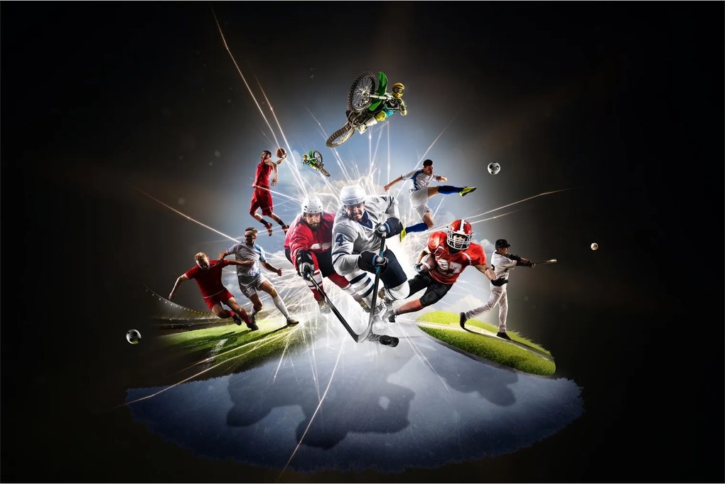 Kép - Sportolók (90x60 cm)