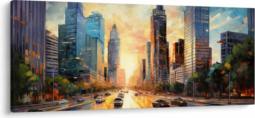 Kép - A város festése (120x50 cm)