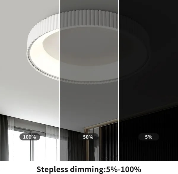BRILAGI - LED Fényerőszabályozható mennyezeti lámpa FALCON MODERN LED/54W/230V 60 cm fehér + távirányító
