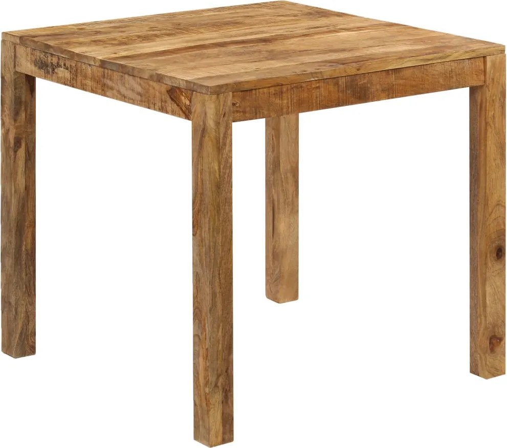 vidaXL tömör mangófa étkezőasztal 82 x 80 x 76 cm