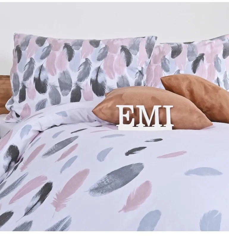 EMI Lori flanel ágyneműhuzat, A standard egyszemélyes ágy szett tartalma: 1x 140x200 + 1x 70x90