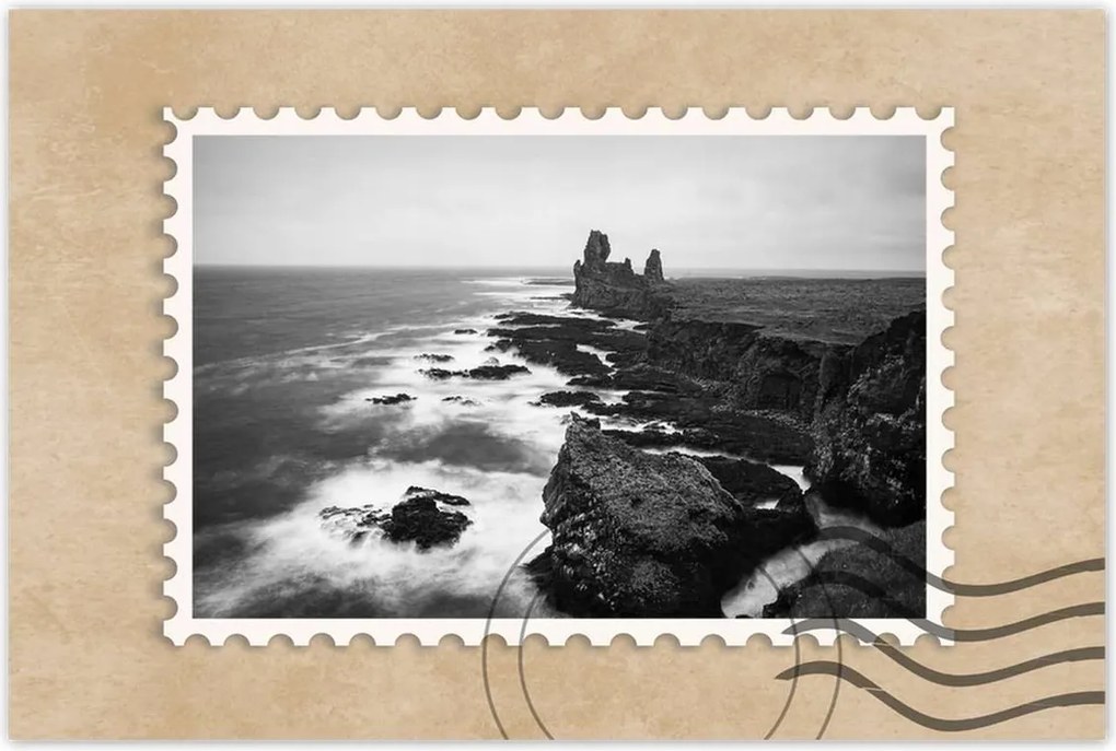 Poszterek 60x40 Izland tenger táj