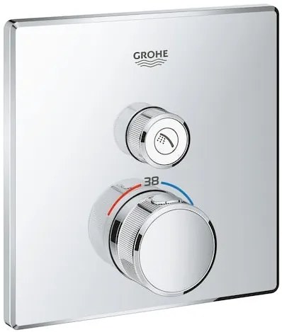 Zuhany csaptelep GROHE Smart Control termosztatikus csapteleppel króm 29123000