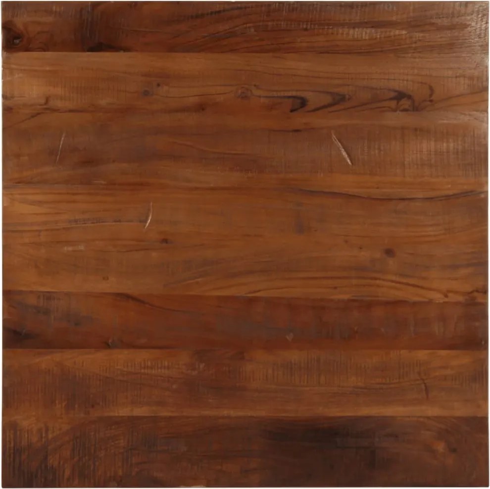 vidaXL tömör újrahasznosított fa négyzet alakú asztallap 80x80x2,5 cm