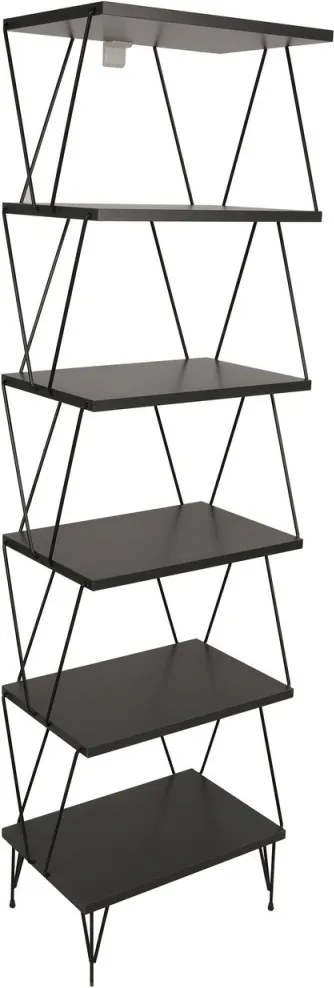 Balaban könyvespolc, antracit, 46 cm