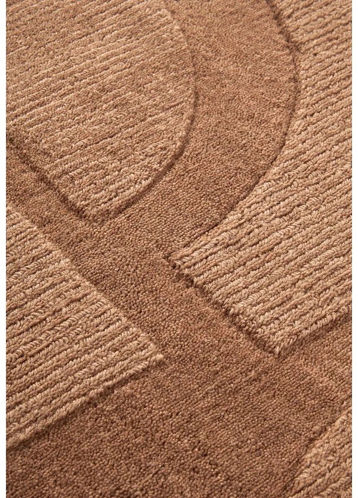 Barna kézi szövésű gyapjú szőnyeg 120x170 cm Alexis – Villeroy&amp;Boch