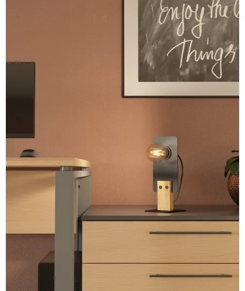 Eglo 43754 - Asztali lámpa BRAMERTON 1xE27/40W/230V