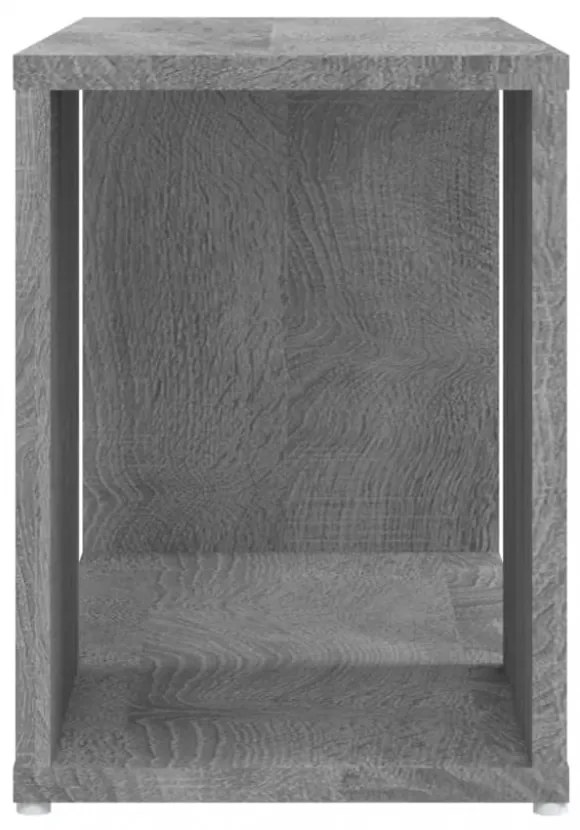 szürke sonoma színű szerelt fa TV-szekrény 60 x 24 x 32 cm