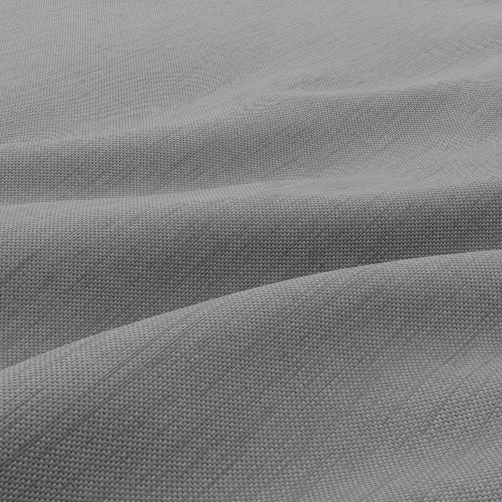 Caspe ágy, fejtámlával, szövet, 80 x 200, szürke