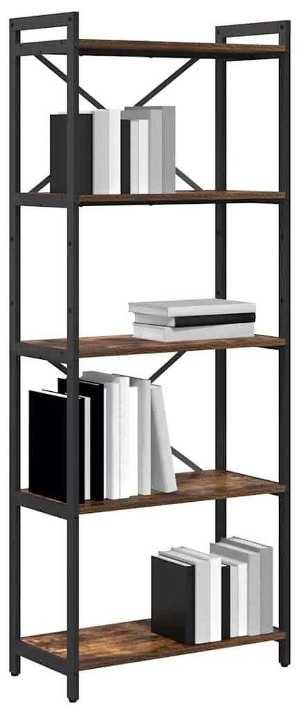 Könyvszekrény Füstölt tölgy 60 x 30 x 153 cm Faanyag