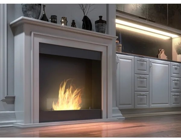 InFire - BIO kandalló 90x112,5 cm 3kW fehér