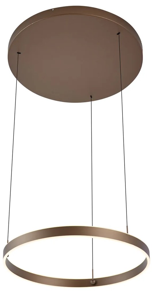 Design függőlámpa sötét bronz 3 lépésben dimmelhető - Titmus