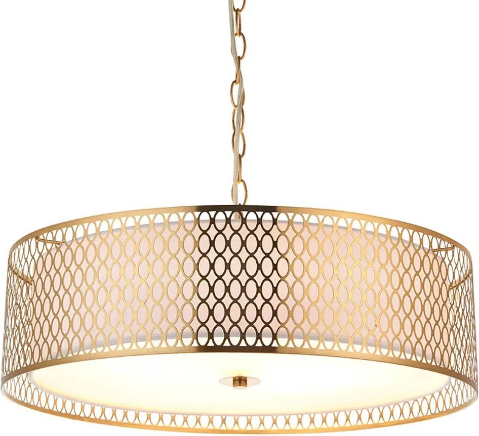 Endon glamour modern függeszték cordero fehér arany matt üveg end101569