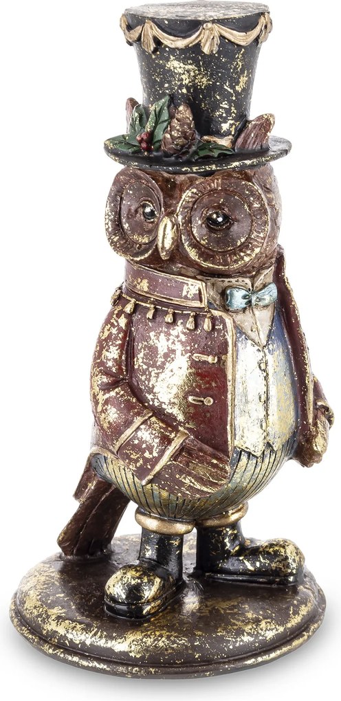 Pierrot Bagoly figura Dekoráció Alice Csodaországban Ajándék