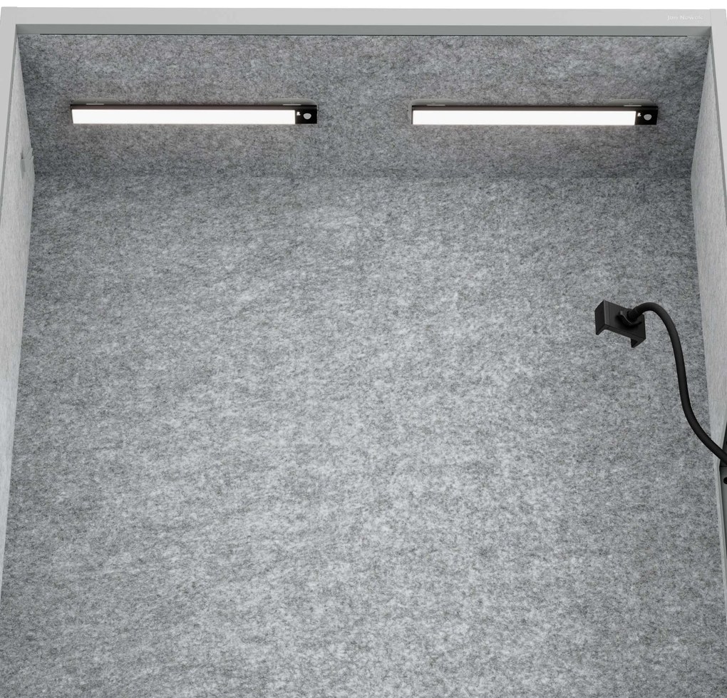 Sally 1150mm korpus Szary - siedzisko Szary