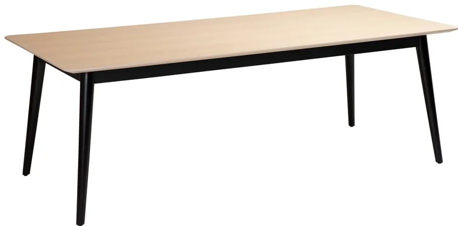 Étkezőasztal tölgyfa dekoros asztallappal 100x200 cm Yolo – DAN-FORM Denmark