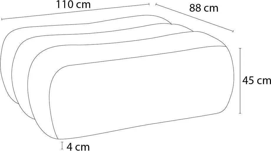 Szürke buklé lábtartó Azra – Bobochic Paris