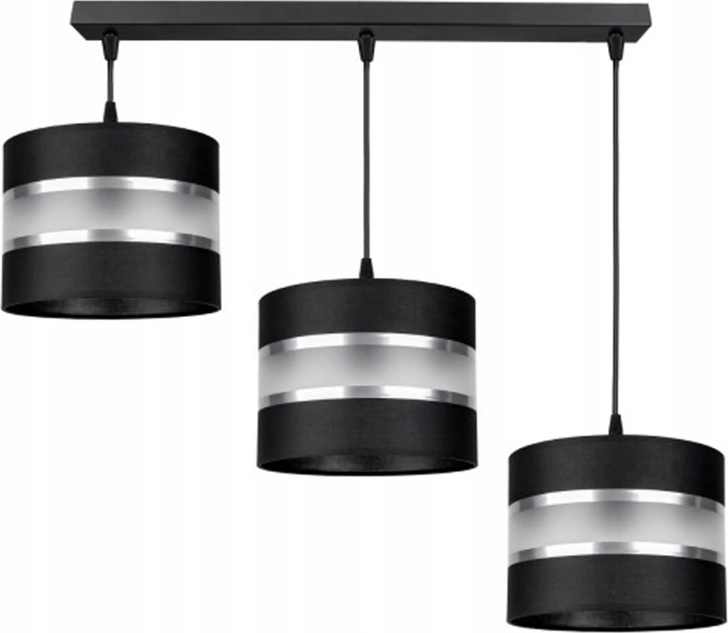 Mennyezeti Túlnyúló Lámpa Csillár Lámpabúra Gala Fekete