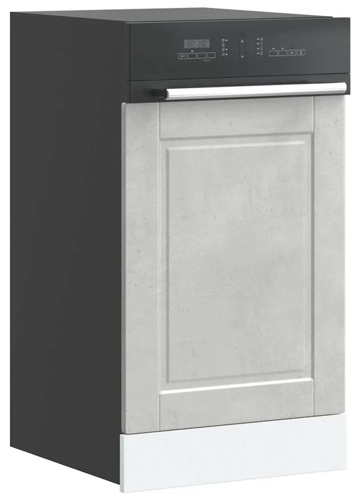 mosogatógép panel Porto&quot; Beton szürke 45x1,5x67 cm Mérnöki fa&quot;