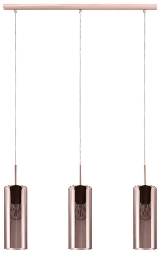 Eglo 98699 - Csillár zsinóron SELVINO 3xE27/15W/230V