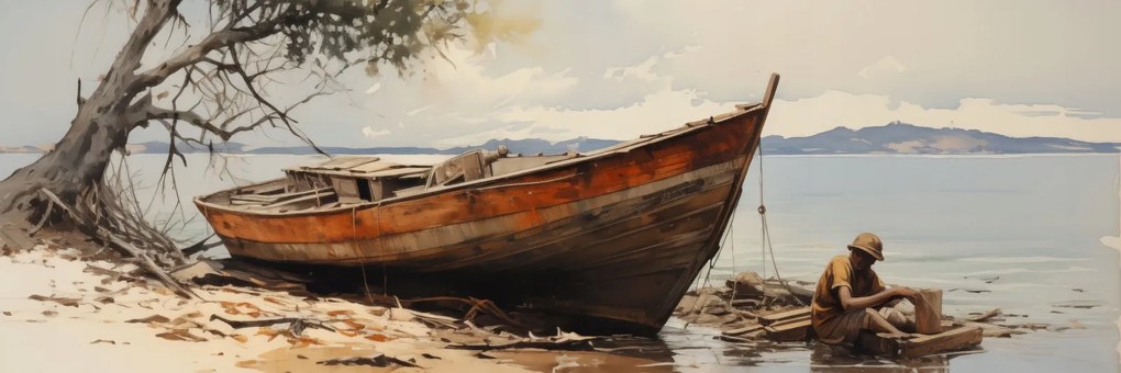 Poszter 91,5x30,5cm Nyugodt tengerpart