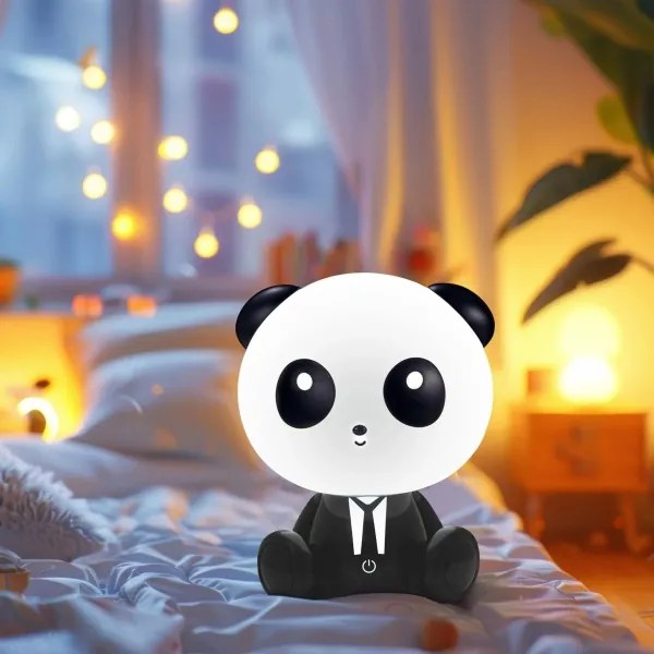 LED Dimmelhető gyermek érintős lámpa PANDA LED/2,5W/3,7V 1200 mAh