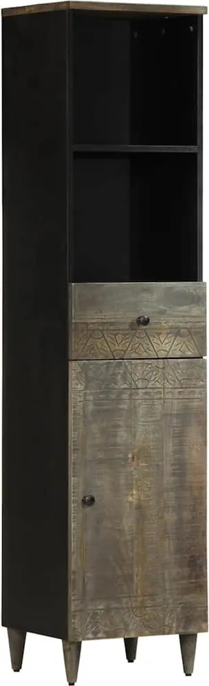 vidaXL tömör mangófa fürdőszobaszekrény 38 x 33 x 160 cm