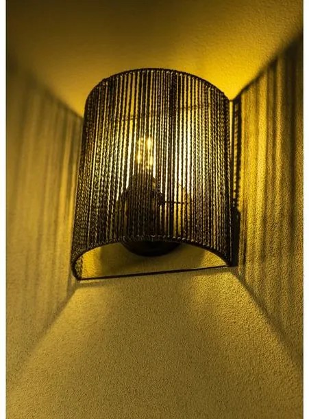 Lámpa Fali lámpatest  FORESTO 3, 6144, AC220-240V, 50/60Hz, 1*E27, max.40W, fekete