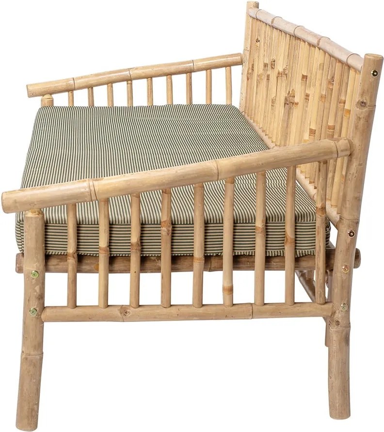 Bézs-natúr színű bambusz kerti kanapé Sole – Bloomingville